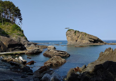 みちのく潮風トレイル(茂師海岸)＆レトロな「うれいら商店街